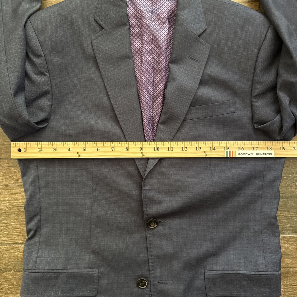 Ted Baker Suit Men 38R Jacket Blue Wool Endurance Jay Ct 28x30 Pants - Picture 4 of 16